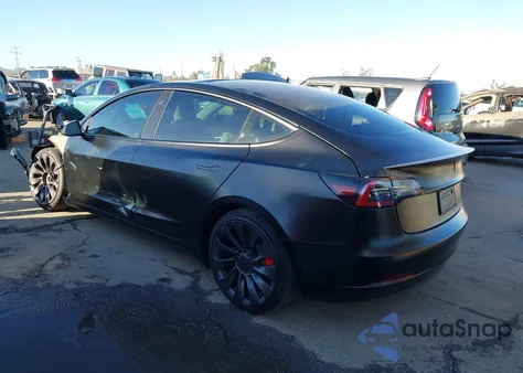2021 Tesla Model 3 Performance Dual Motor All-Wheel Drive from USA, damaged, VIN 5YJ3E1EC7MF856345